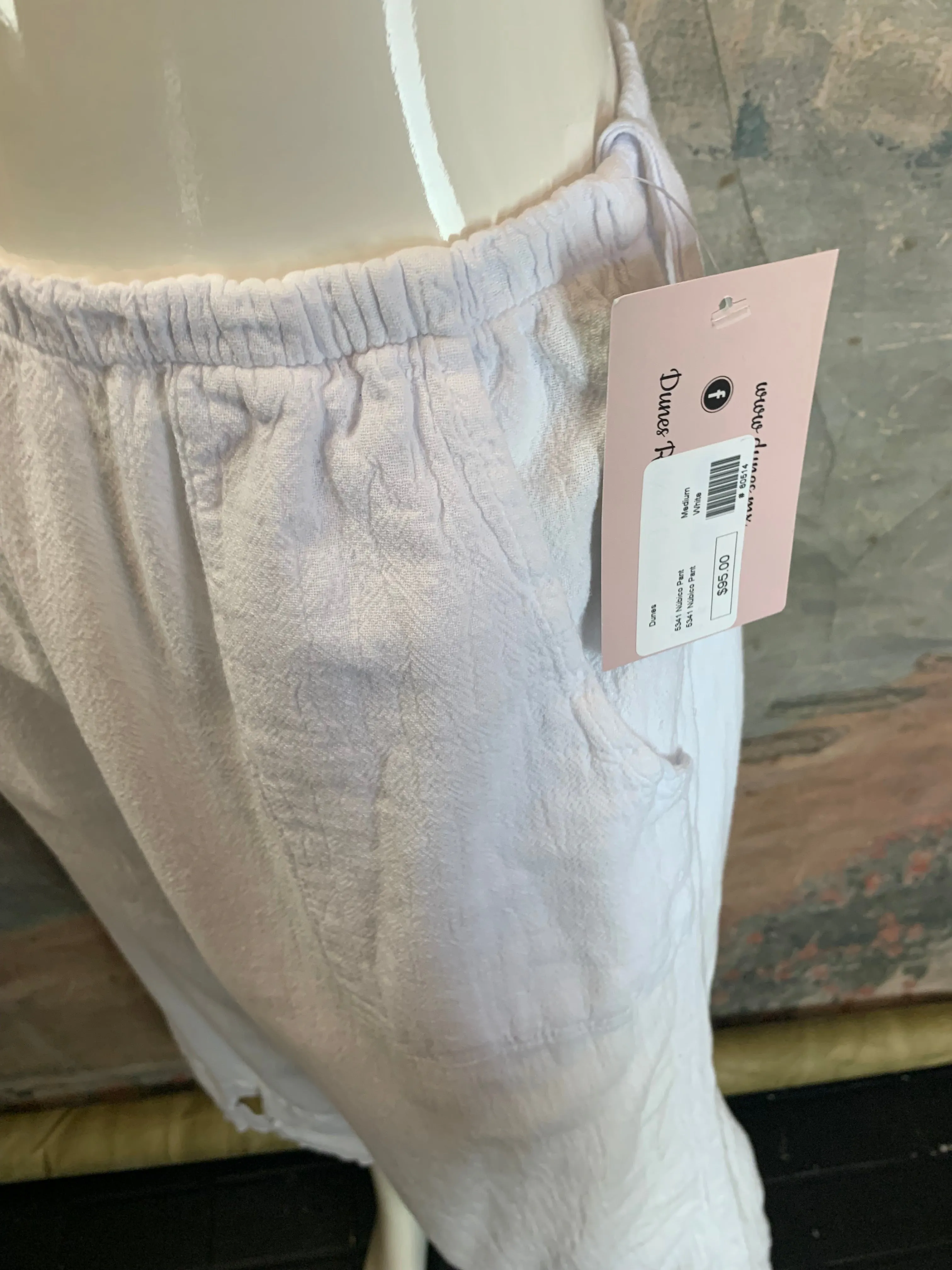 5341 Núbico Pant-WHITE