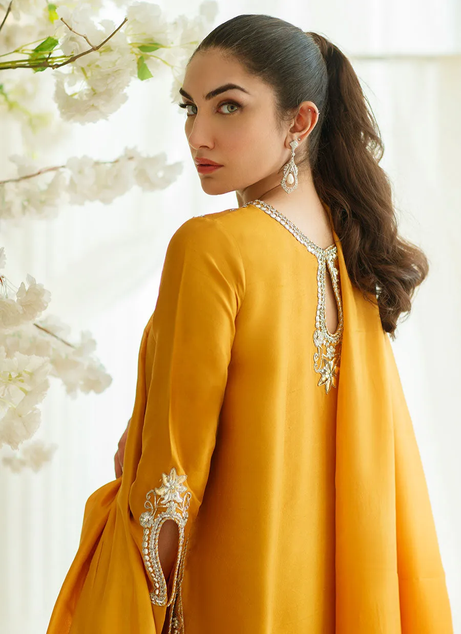 Amber Foil Shirt and Dupatta