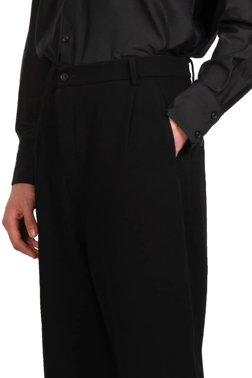 Black Wide Trousers