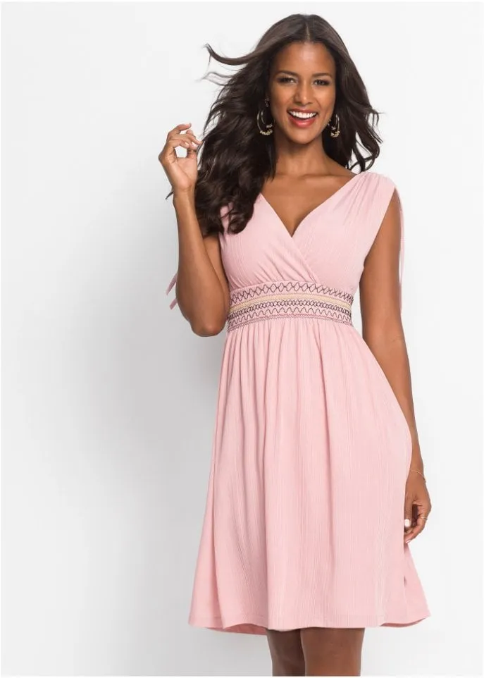 Bodyflirt Boutique ruffle dress, pink