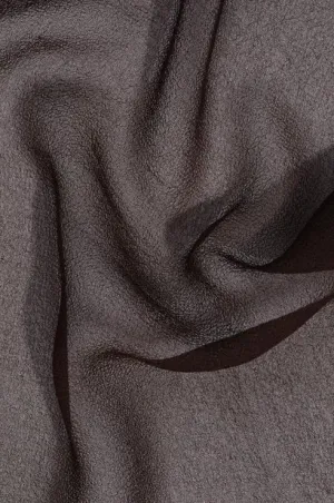 Cafe Brown Silk Georgette Fabric