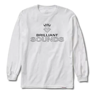 Diamond Supply Co Diamond Records L/S T-shirt White