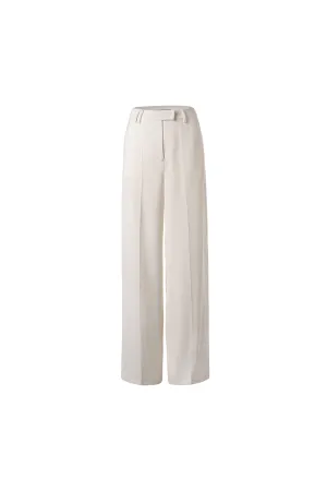 Drape feel thin pants | White pants | Commuter pants