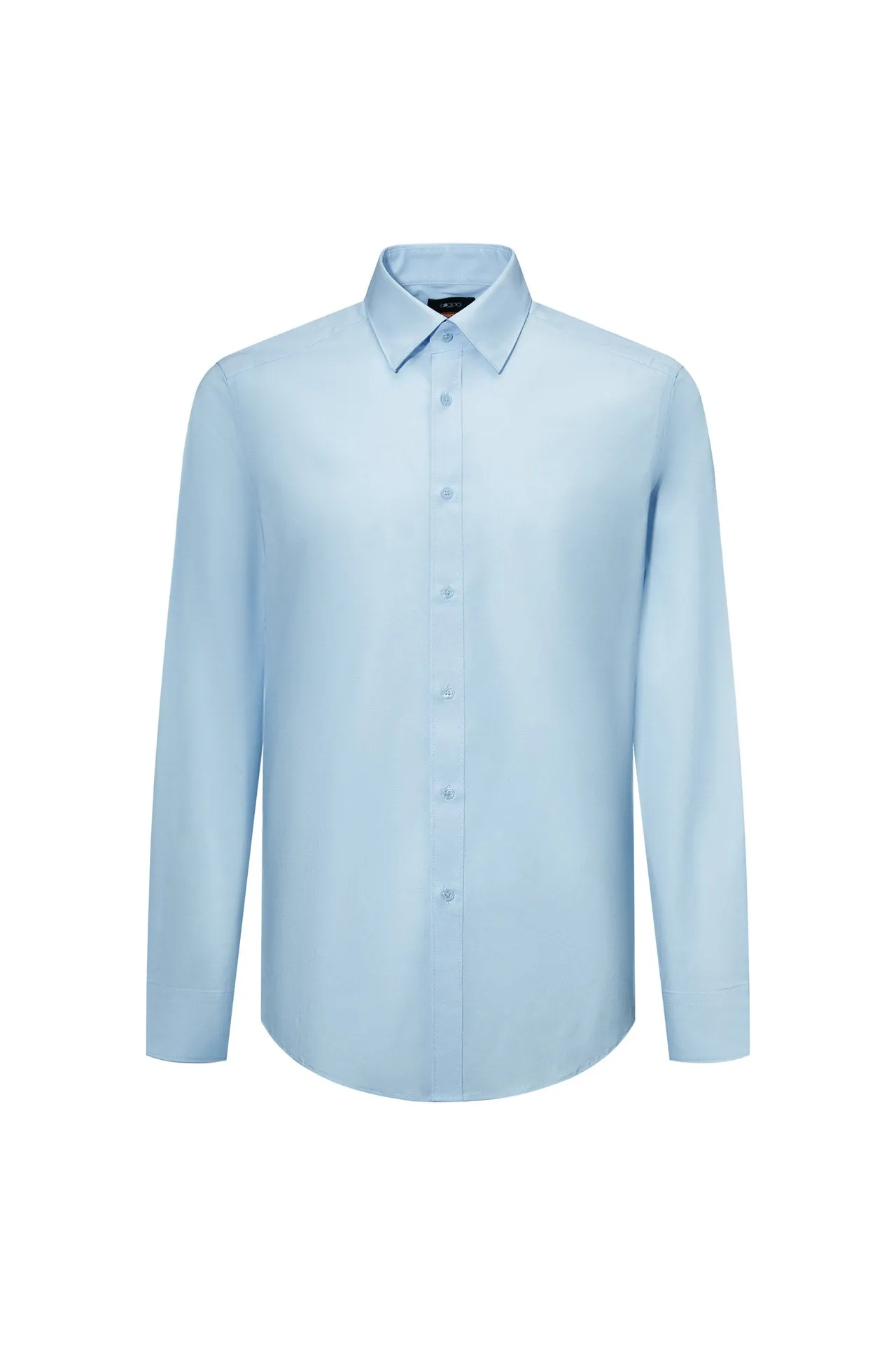 Easy Care Stretch Poplin Shirt in Smart Fit Classic Collar