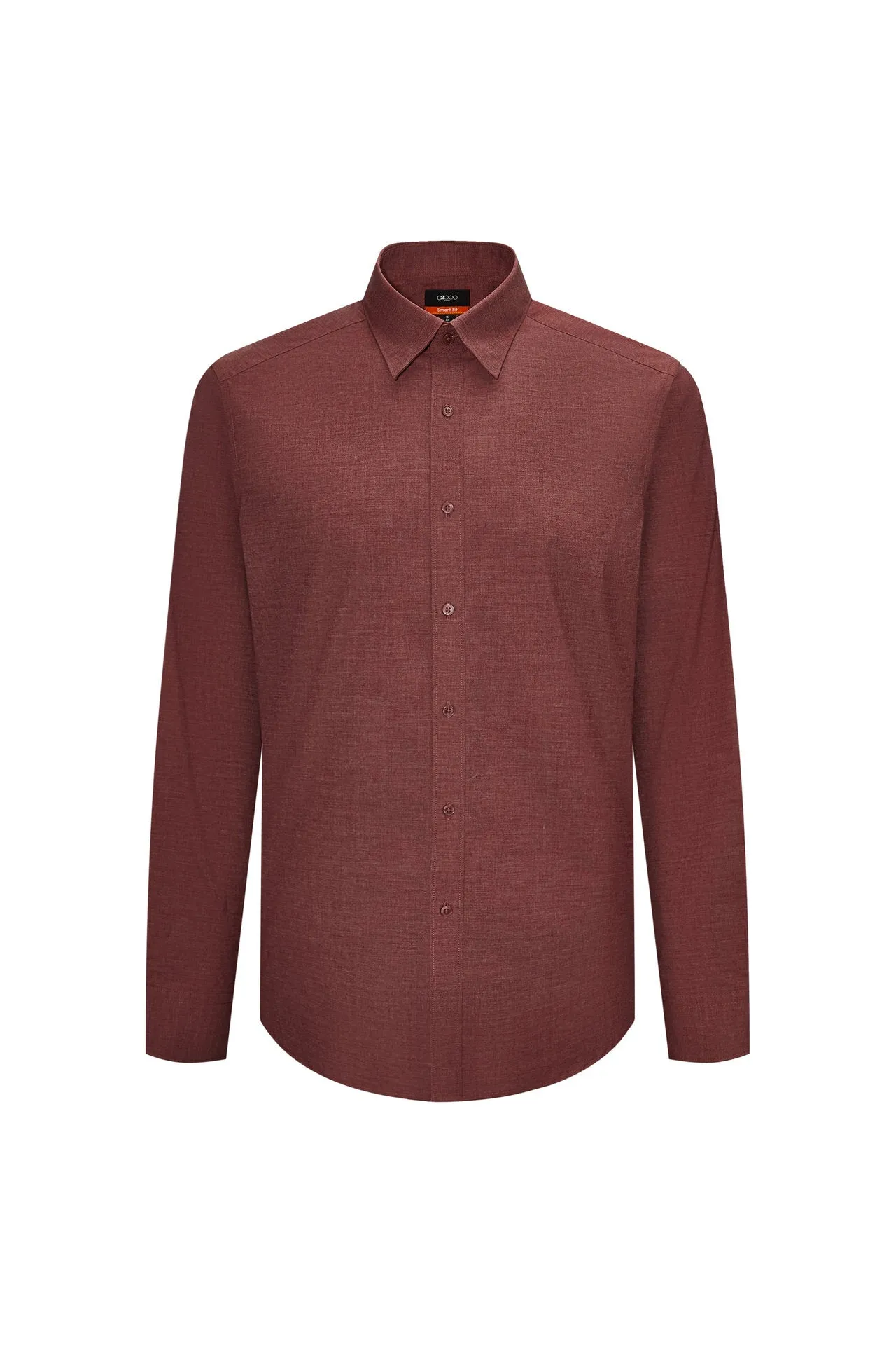 Easy Care Stretch Poplin Shirt in Smart Fit Classic Collar