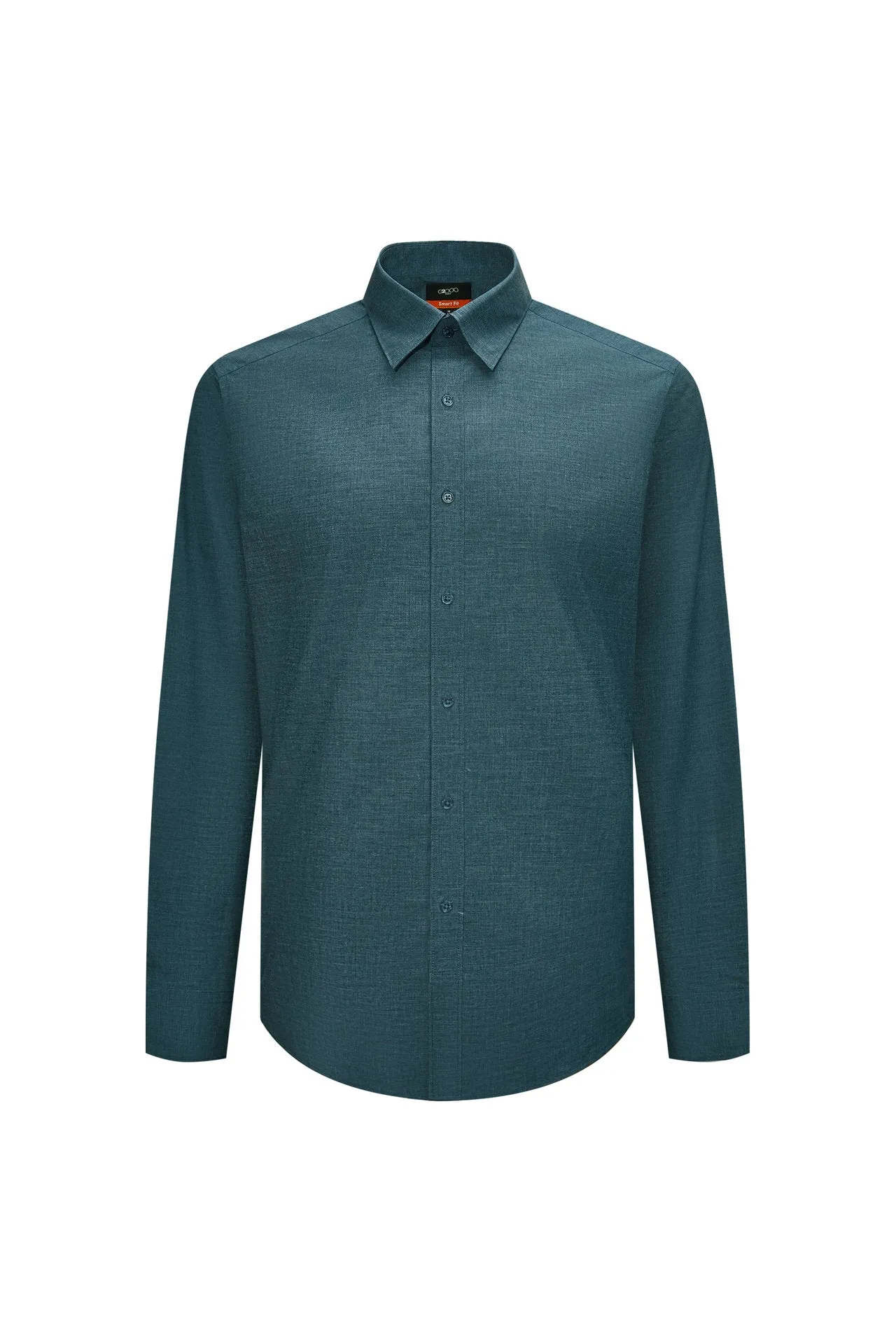 Easy Care Stretch Poplin Shirt in Smart Fit Classic Collar