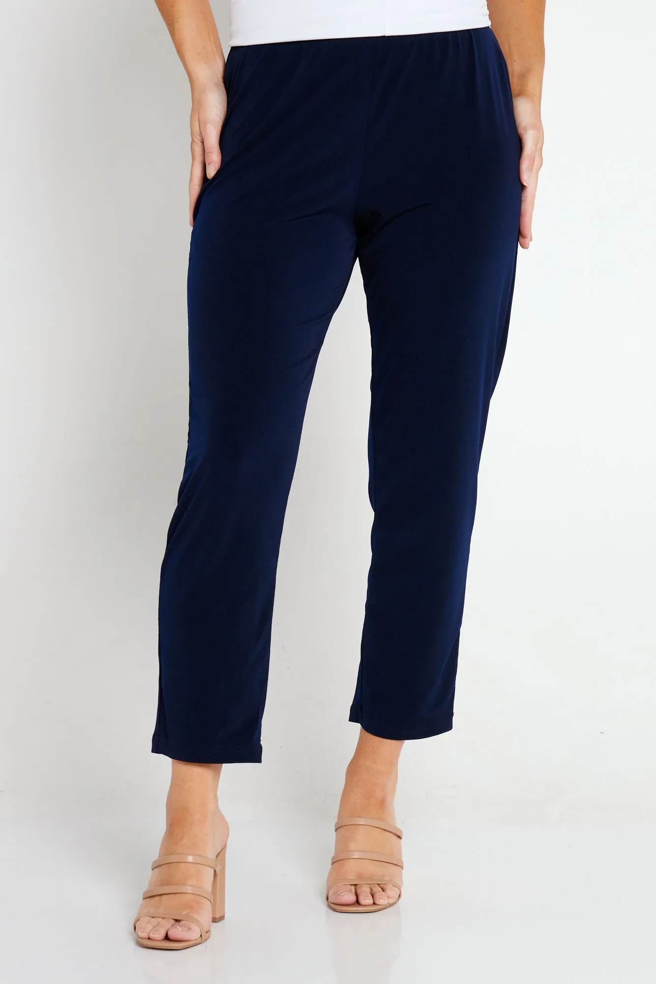 Gianna Pocket Pants Petite - Navy