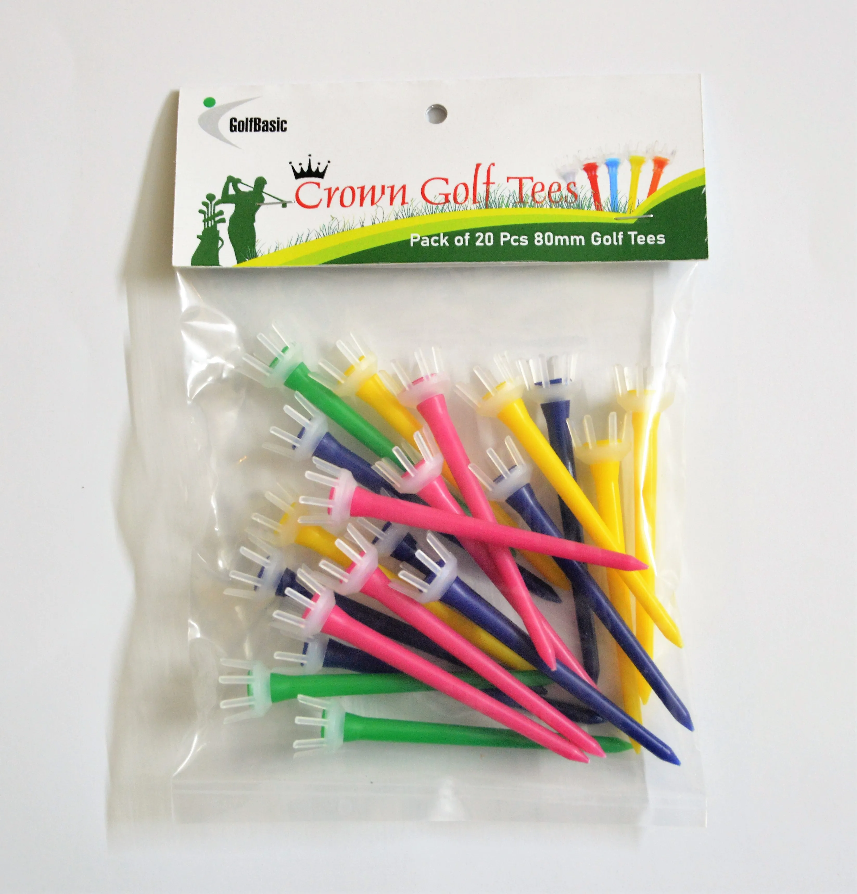 GolfBasic Crown Tees (Pack of 20 pcs)