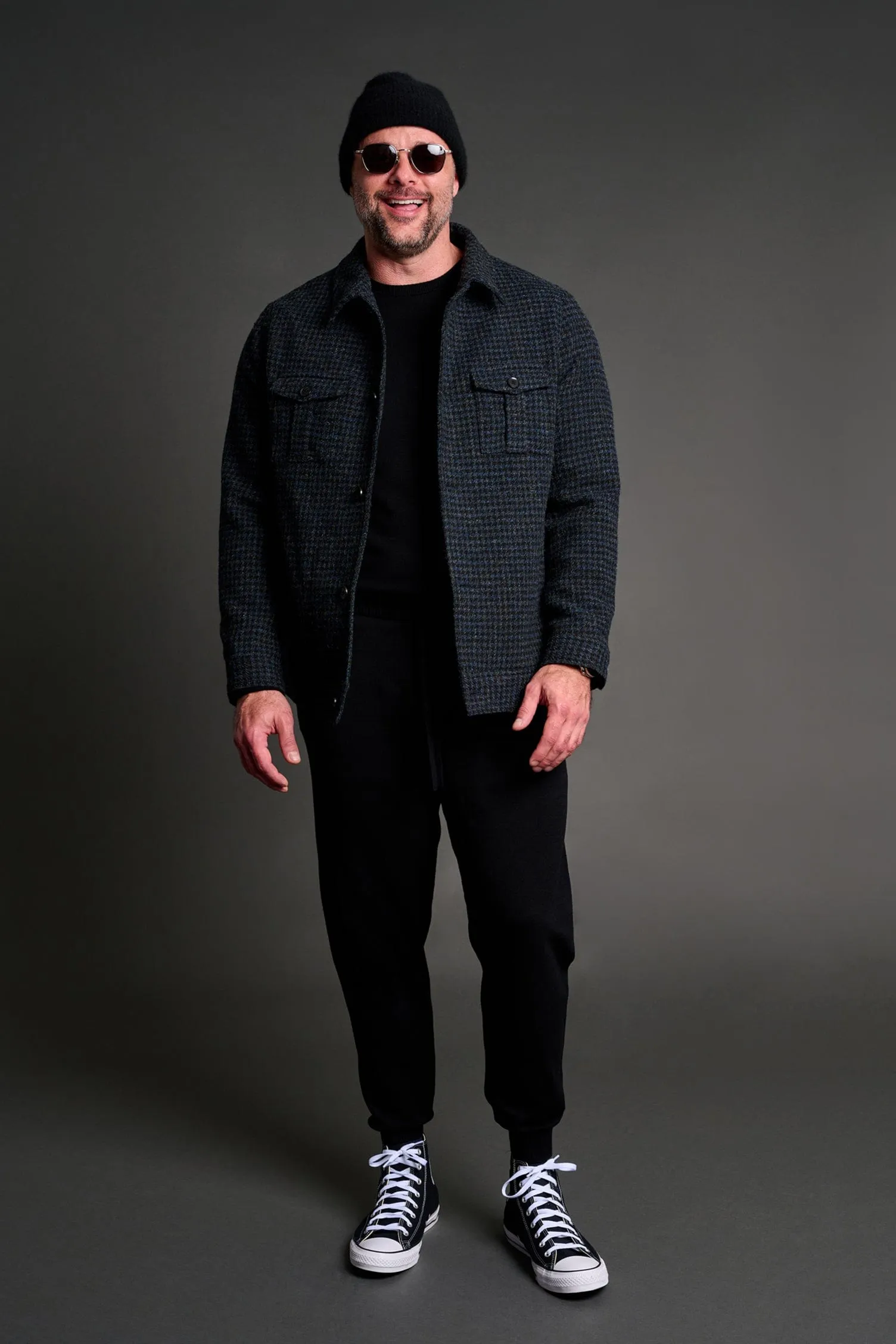 Harris Tweed Trucker Jacket