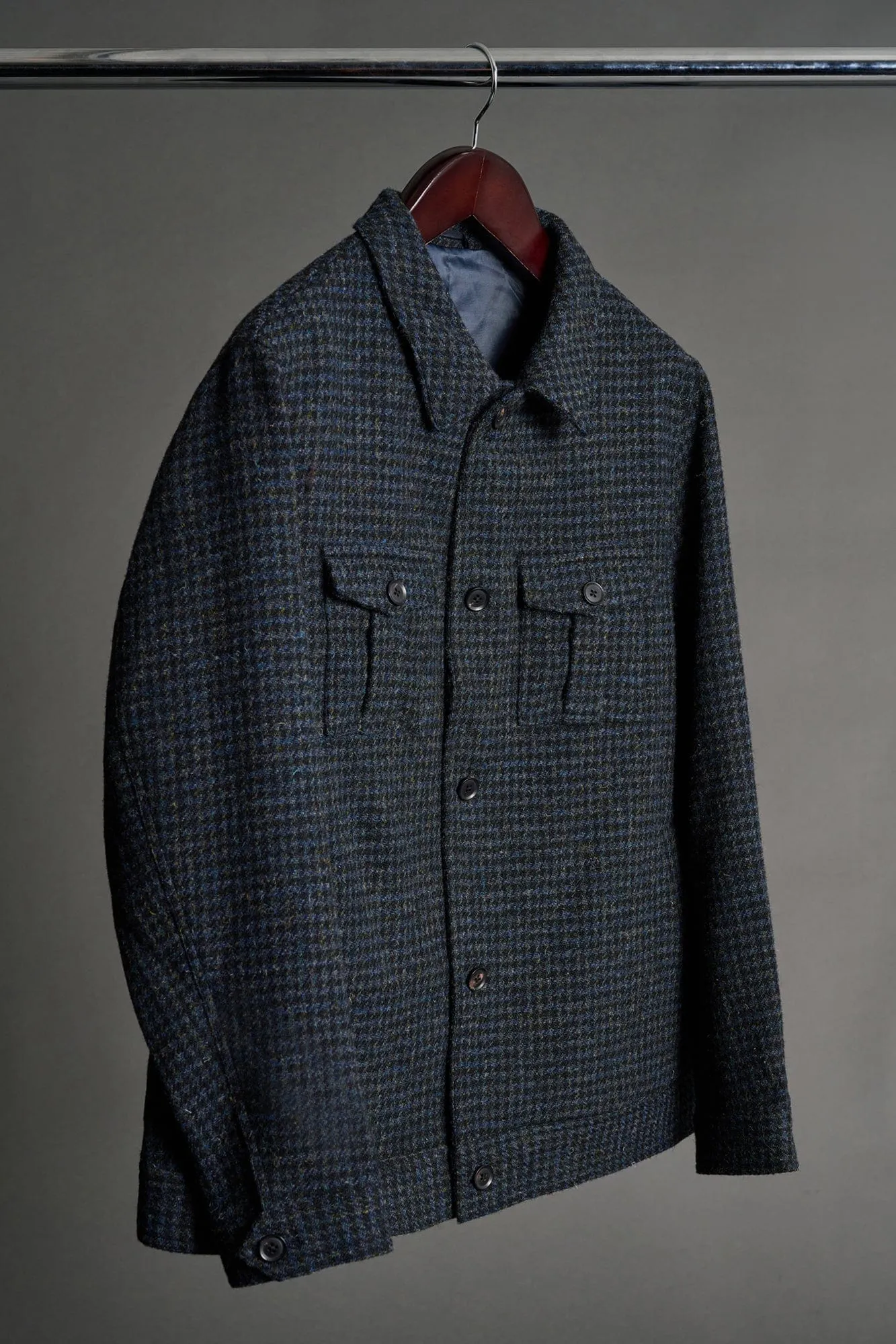 Harris Tweed Trucker Jacket