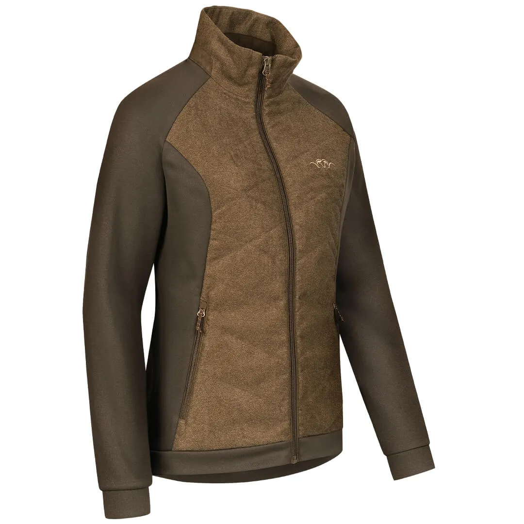 Kora Ladies Fleece Jacket - Dark Brown by Blaser