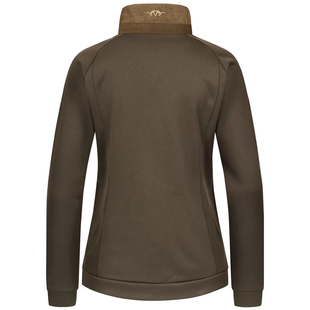 Kora Ladies Fleece Jacket - Dark Brown by Blaser