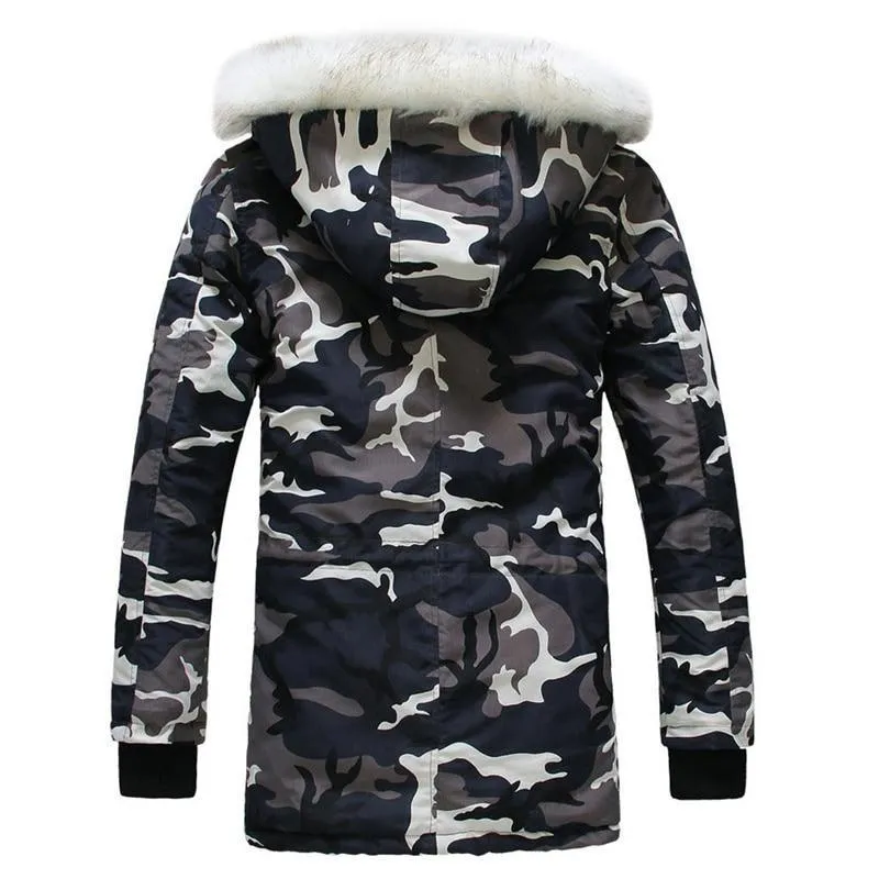 Luxury Camouflage Winter Parka/Down Jacket