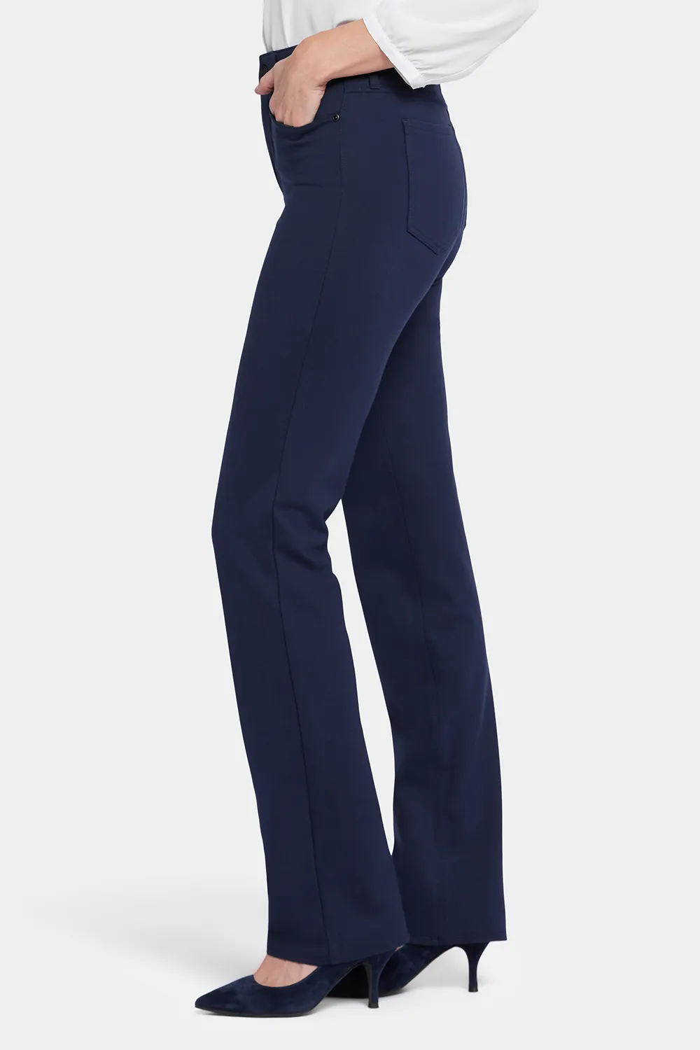 Marilyn Straight Pants In Petite - Oxford Navy