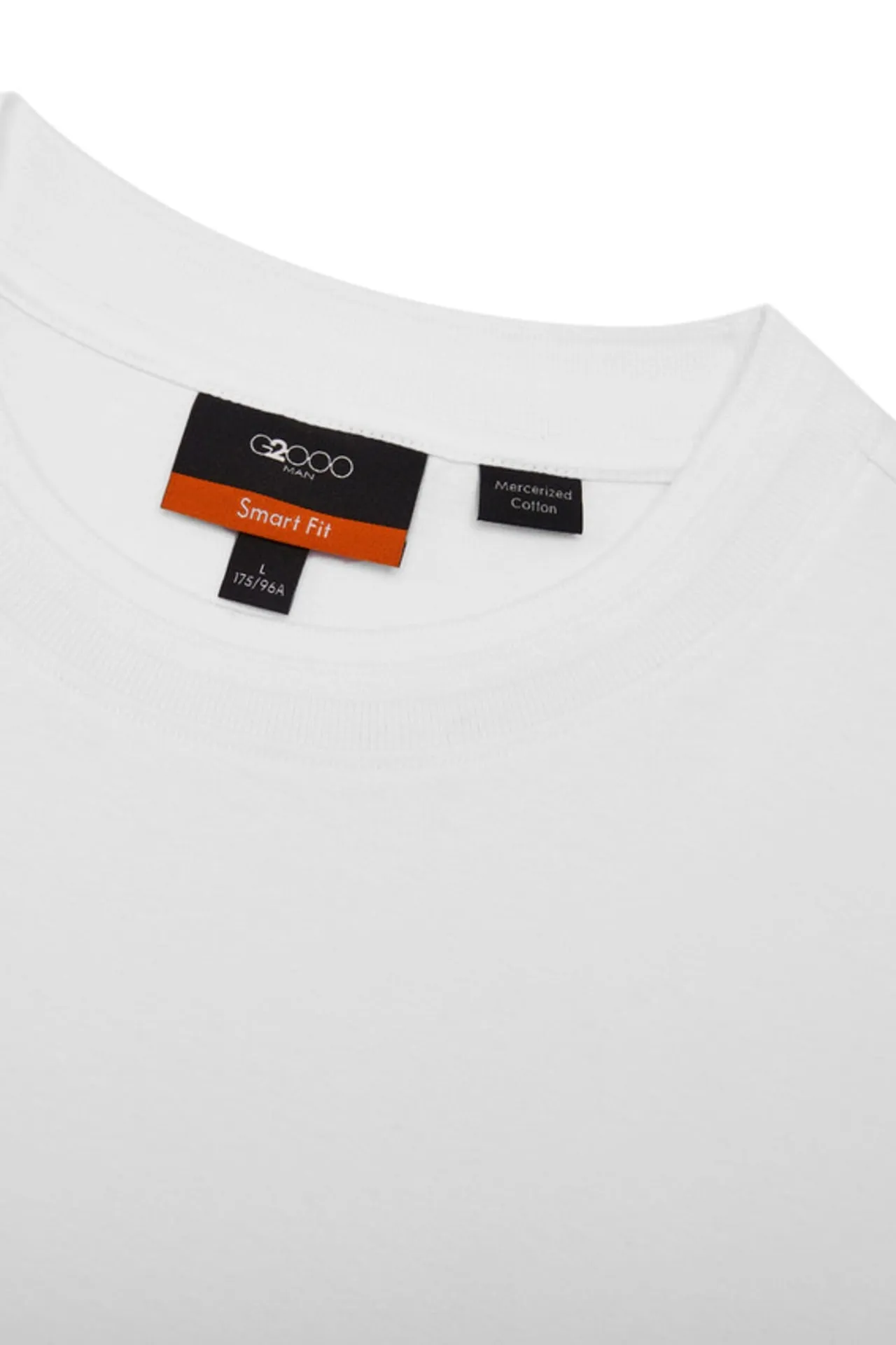 Mercerized Cotton Smart Fit Short Sleeve T-Shirt with Logo