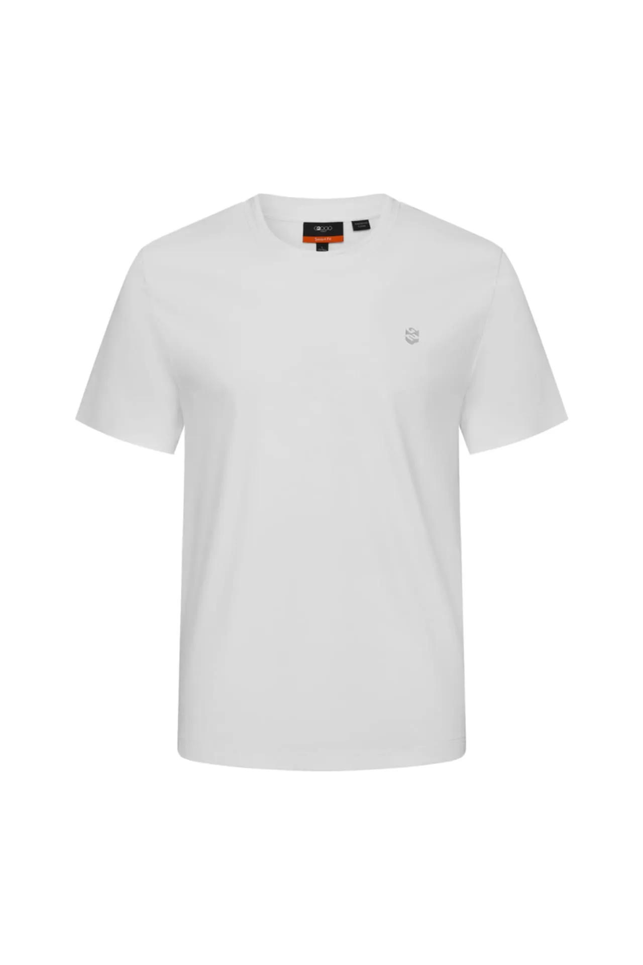 Mercerized Cotton Smart Fit Short Sleeve T-Shirt with Logo