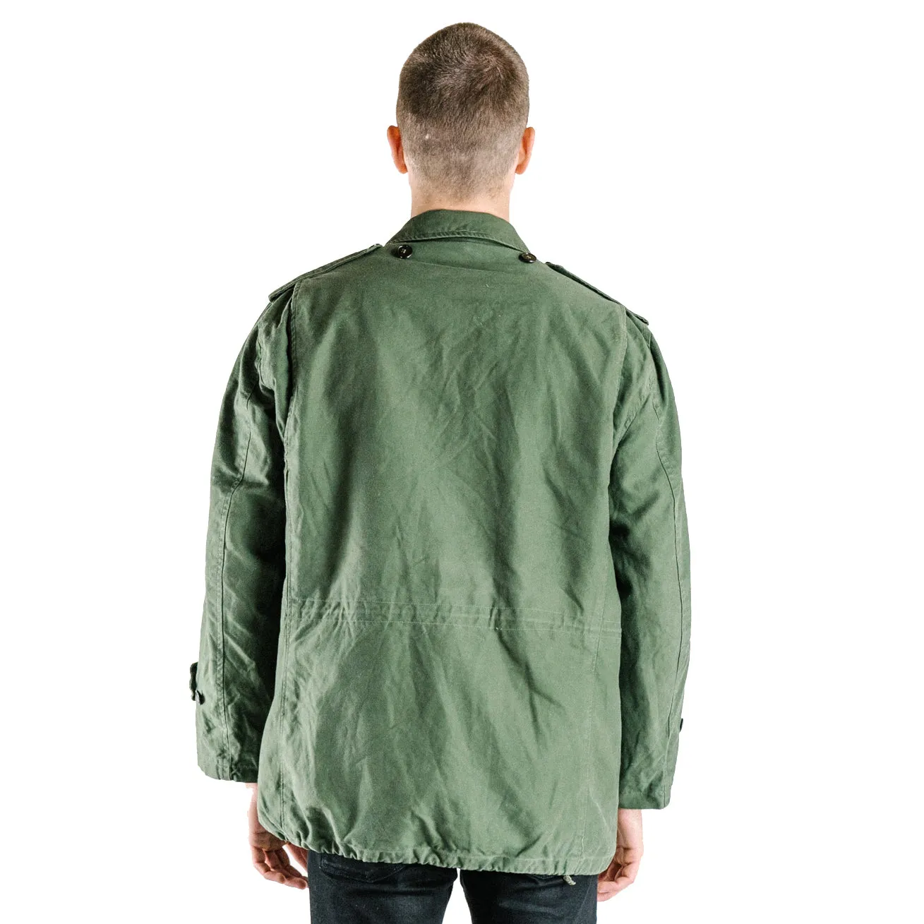 NATO Olive Combat Jacket, similar to WWII GI's jacket – M43 Style - button type