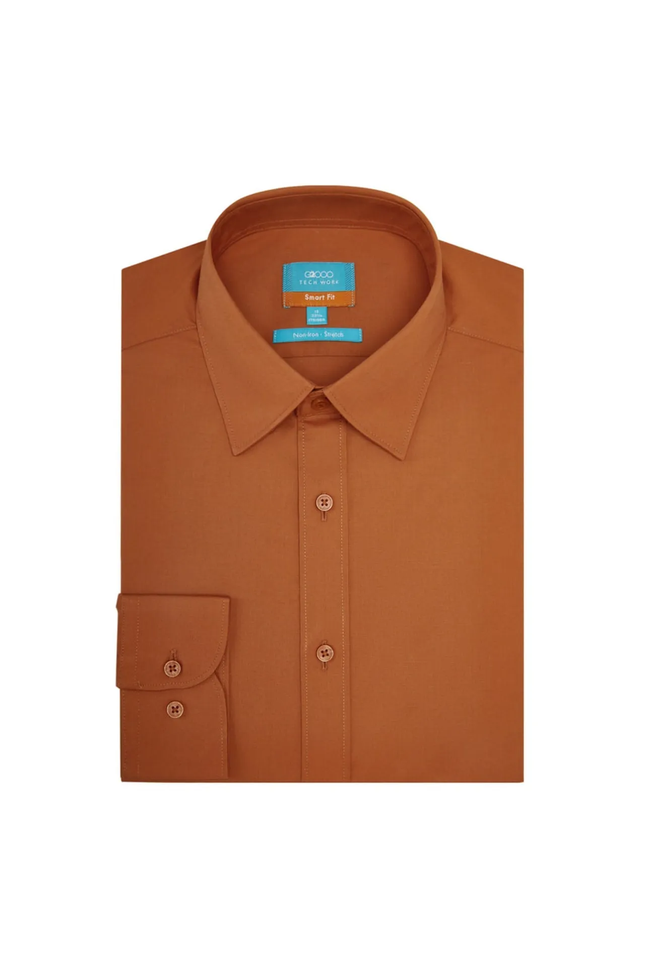 Non-Iron Easy Care Smart Fit Poplin Shirt