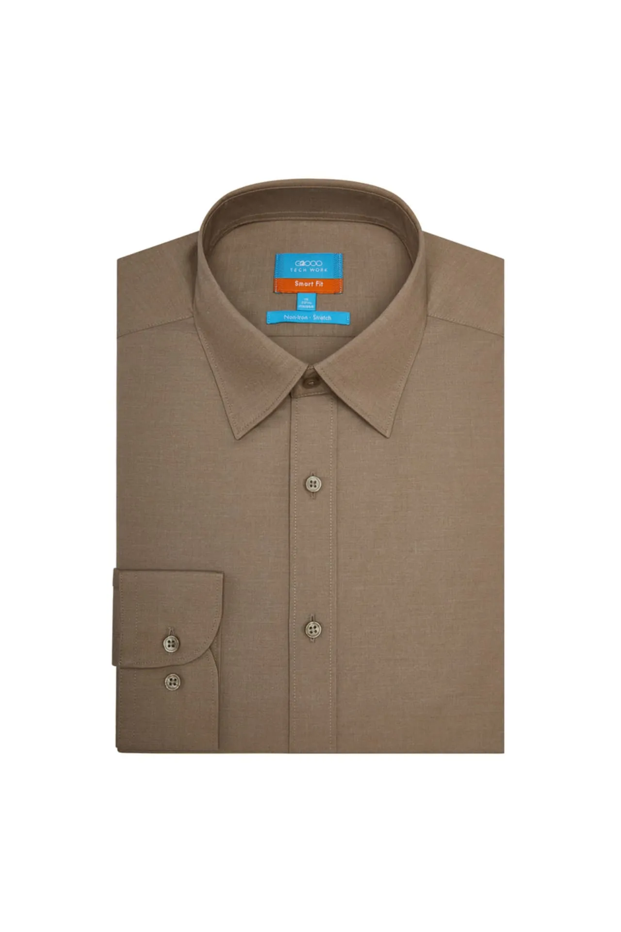 Non-Iron Easy Care Smart Fit Poplin Shirt