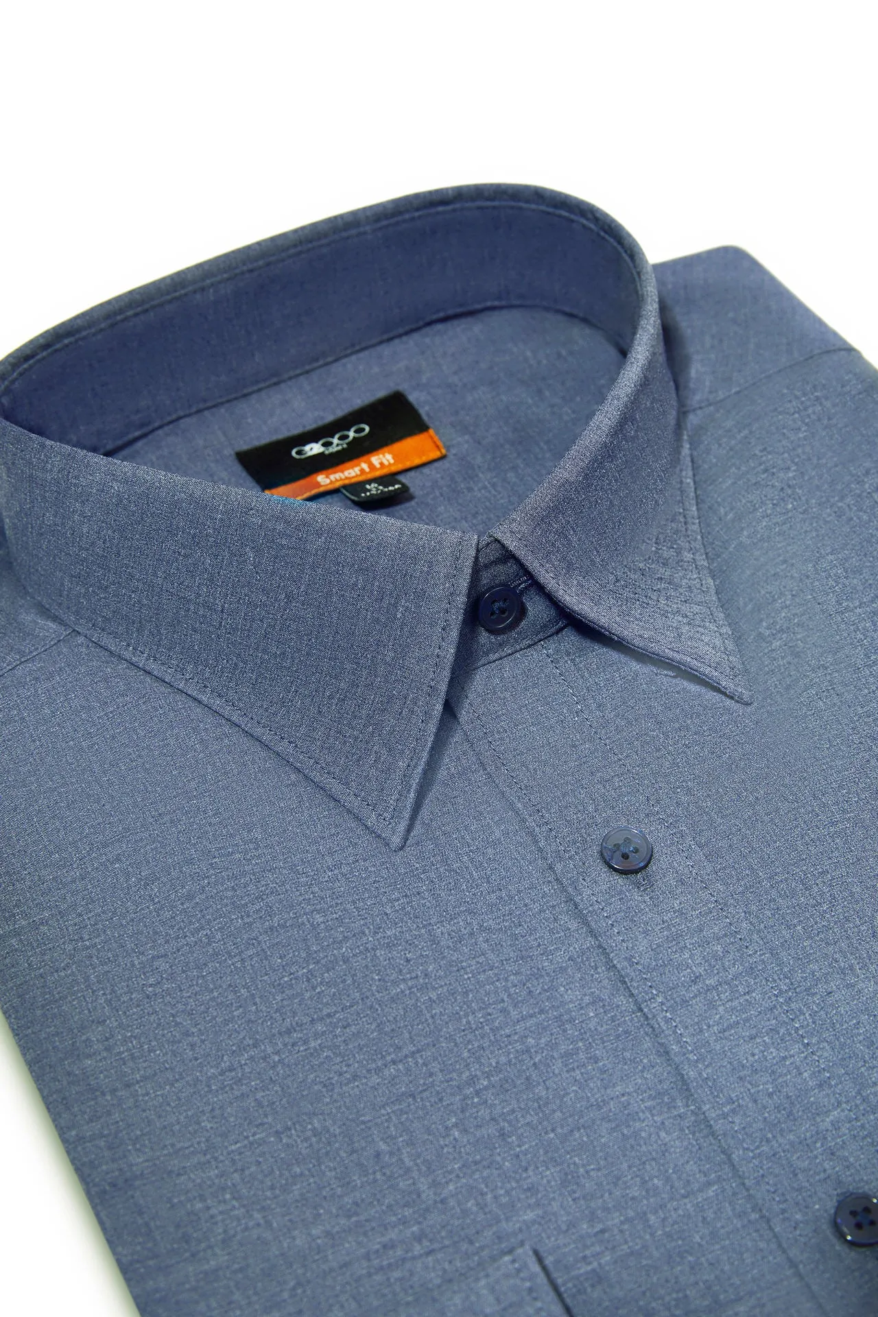 Non-Iron Easy Care Smart Fit Poplin Shirt