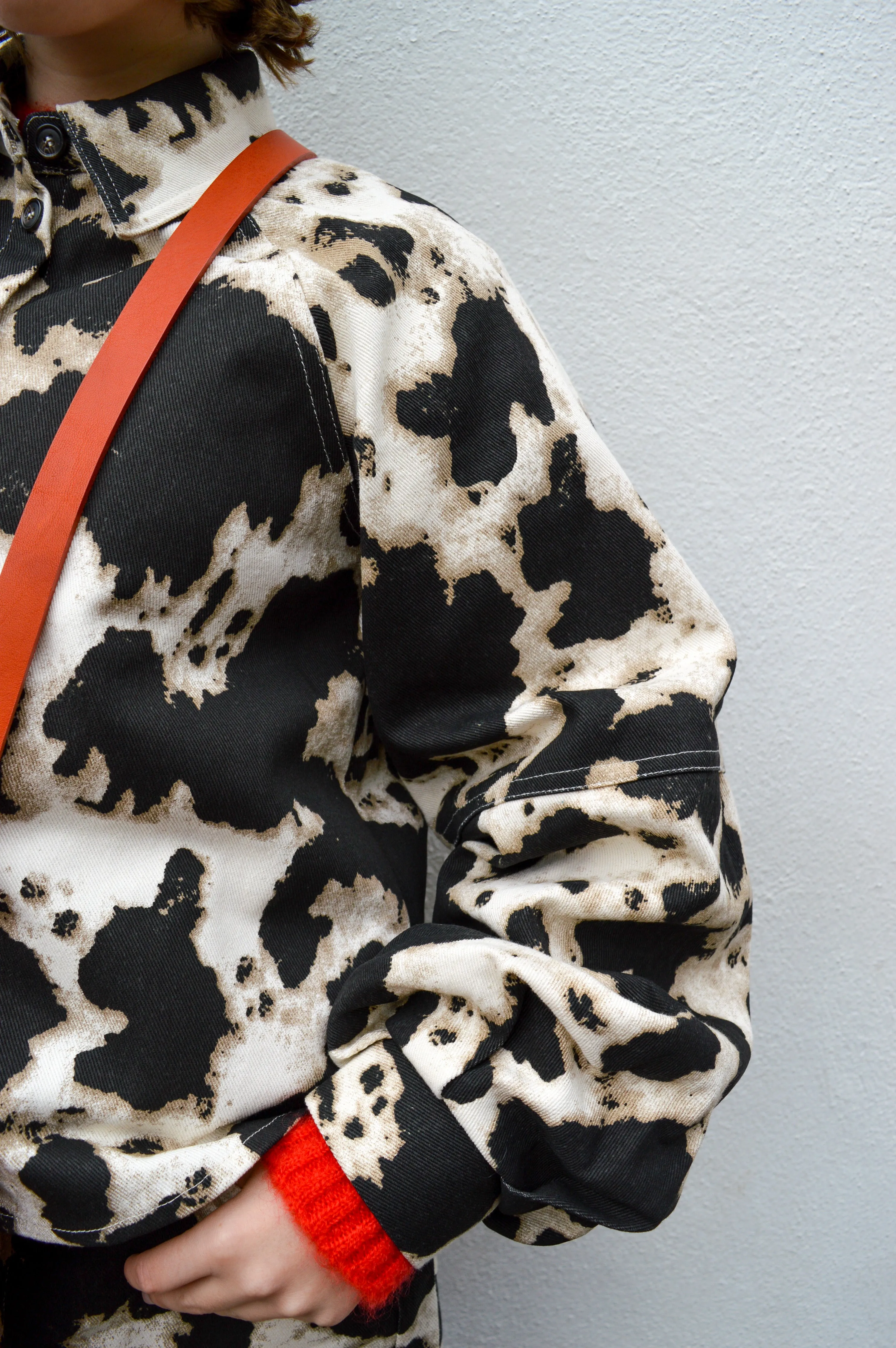 Object Montana Cow Print Jacket