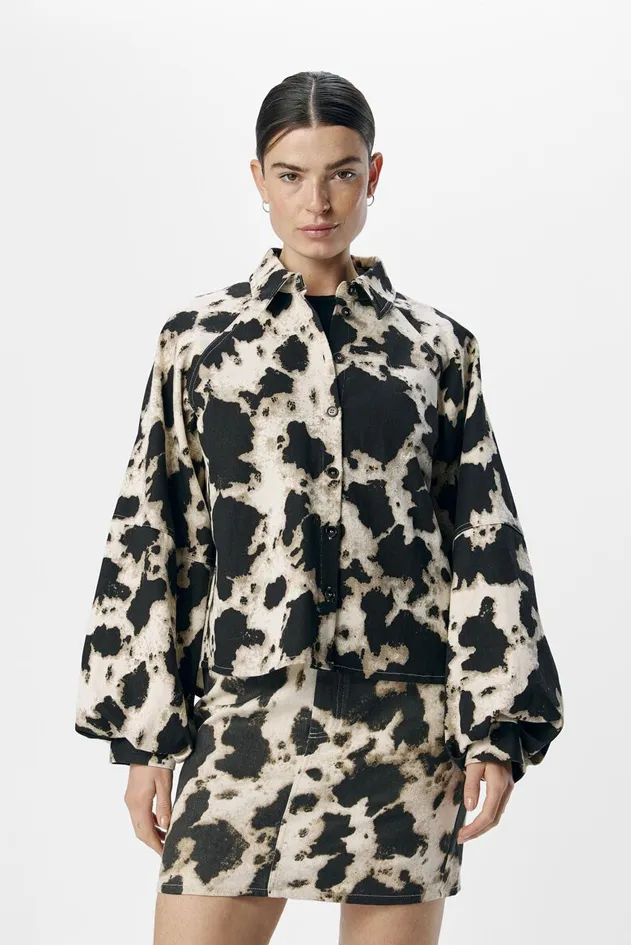 Object Montana Cow Print Jacket