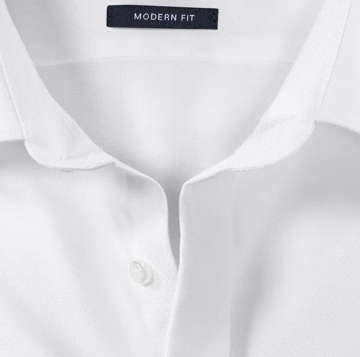 Olymp - White Shirt, Modern Fit, Twill Dress Shirt