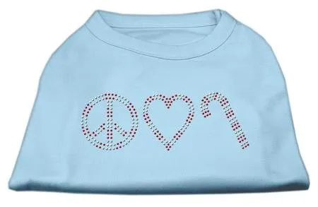 Peace, Love, and Candy Canes Shirts Baby Blue L (14)