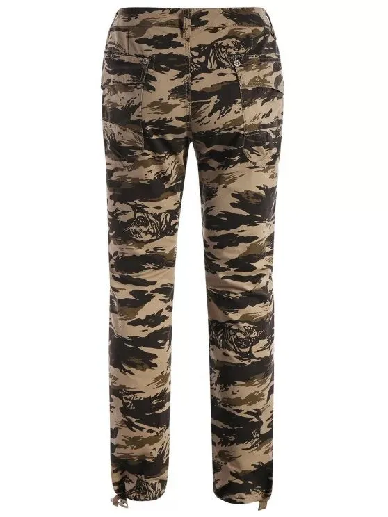 Pretty Pockets Camo Pants