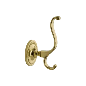 Rope Coat Hook in Unlacquered Brass