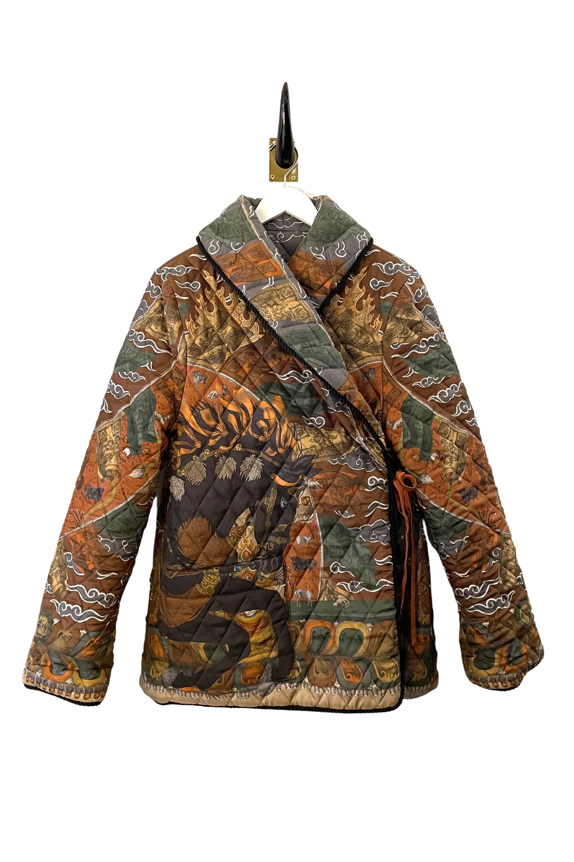 Sabina Savage "The Wind Horse" Quilted Jacket Coal