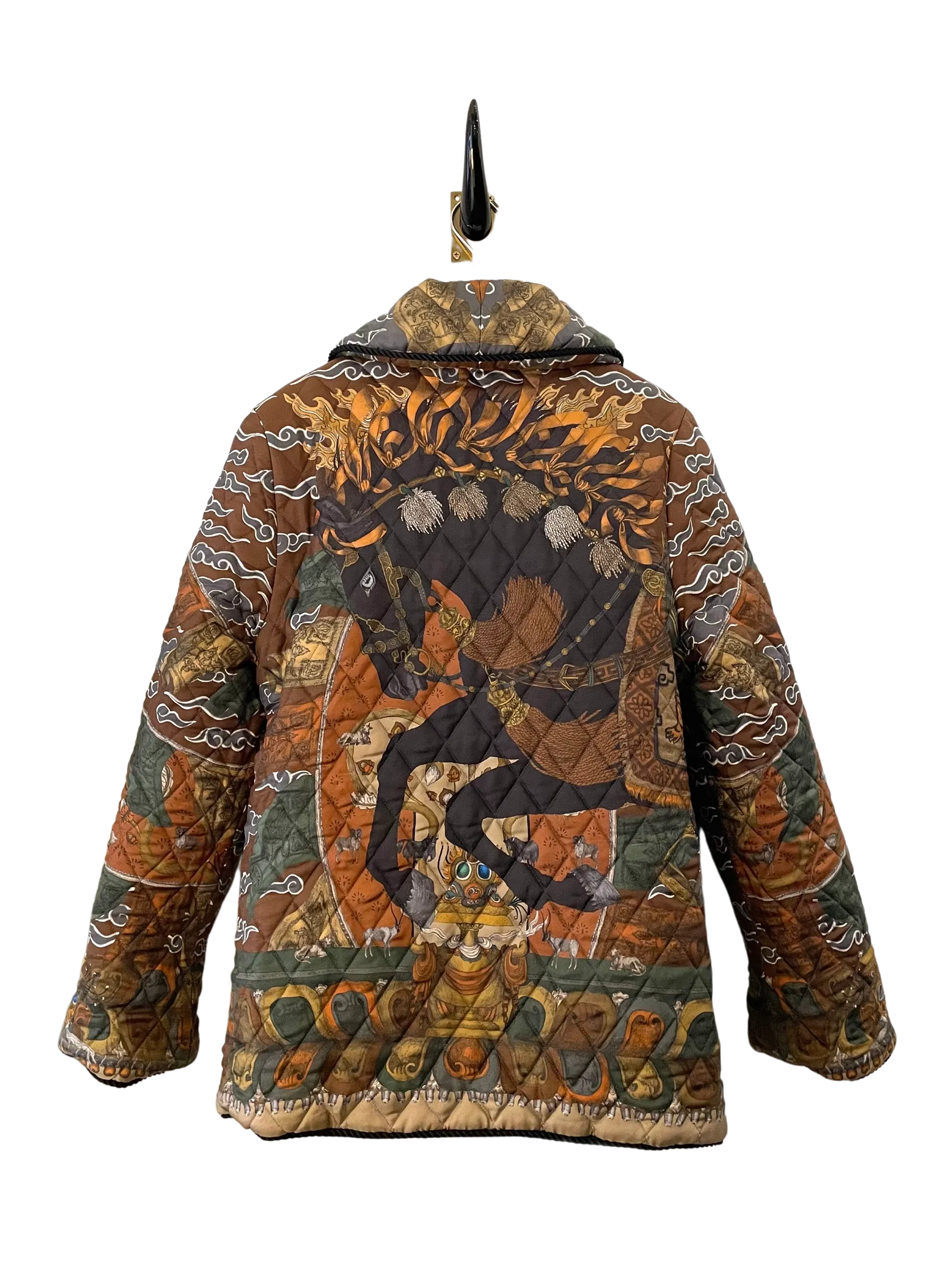 Sabina Savage "The Wind Horse" Quilted Jacket Coal