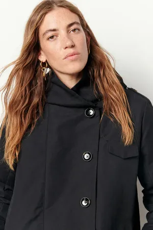 Sessùn Sandison Black Hooded Parka