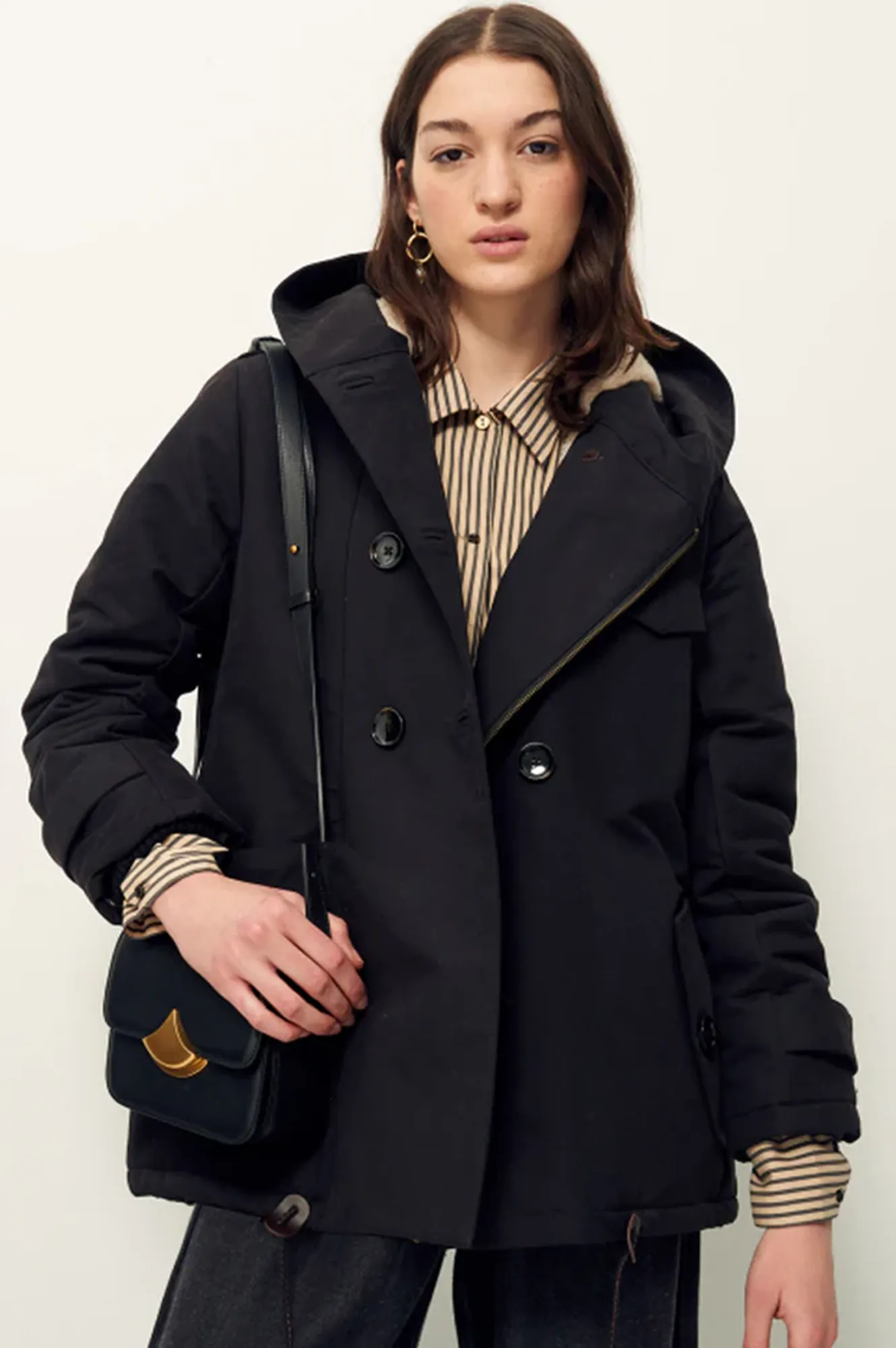 Sessùn Sandison Black Hooded Parka