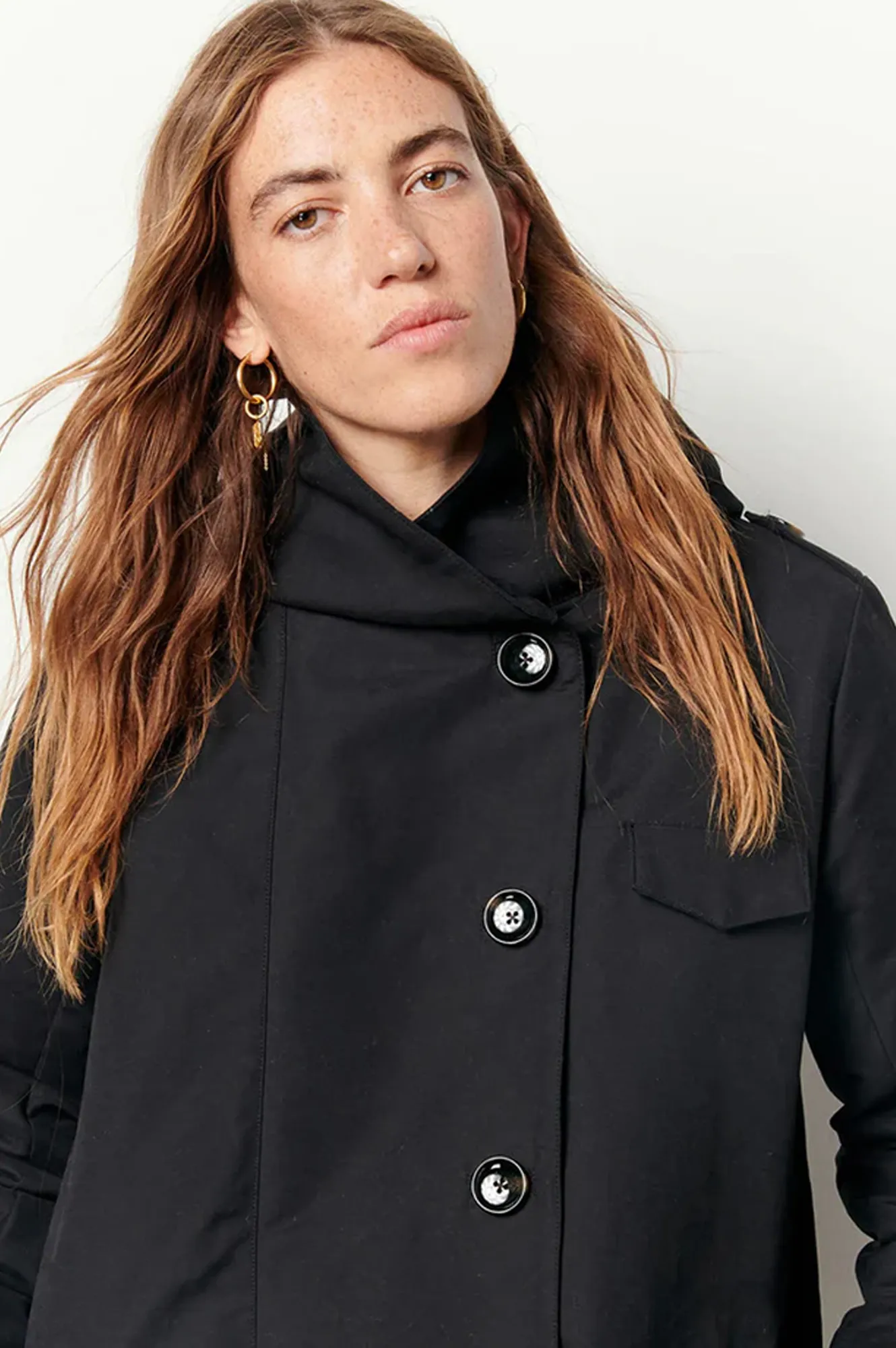 Sessùn Sandison Black Hooded Parka