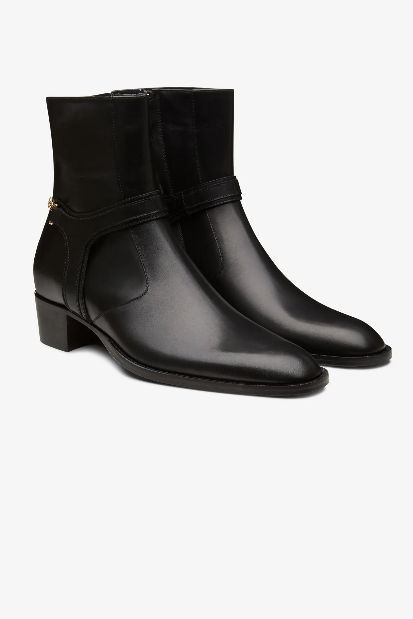 Steve Boot Black Leather [Woman]