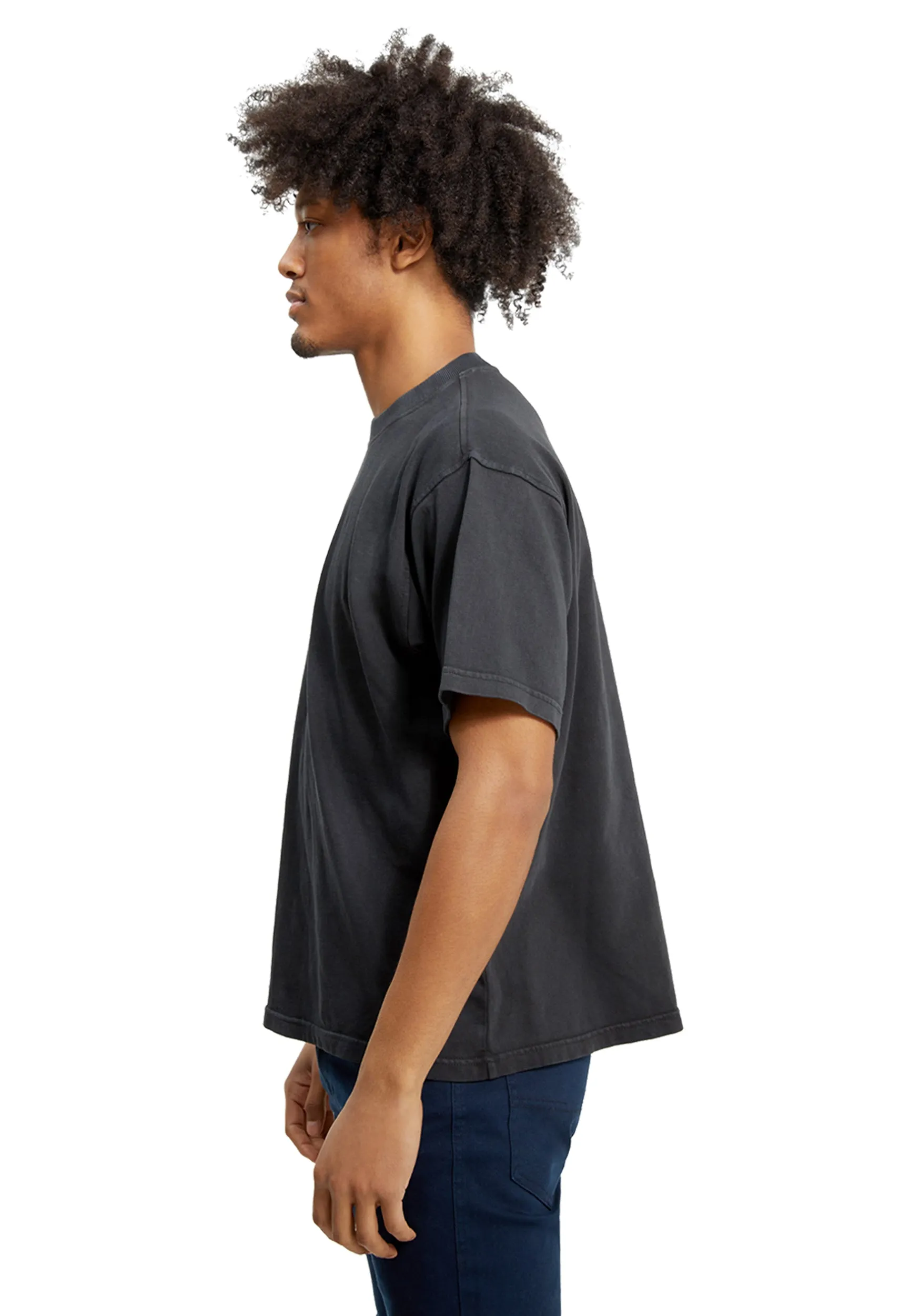 Streetwear Heavyweight Short Sleeve Tee - Black