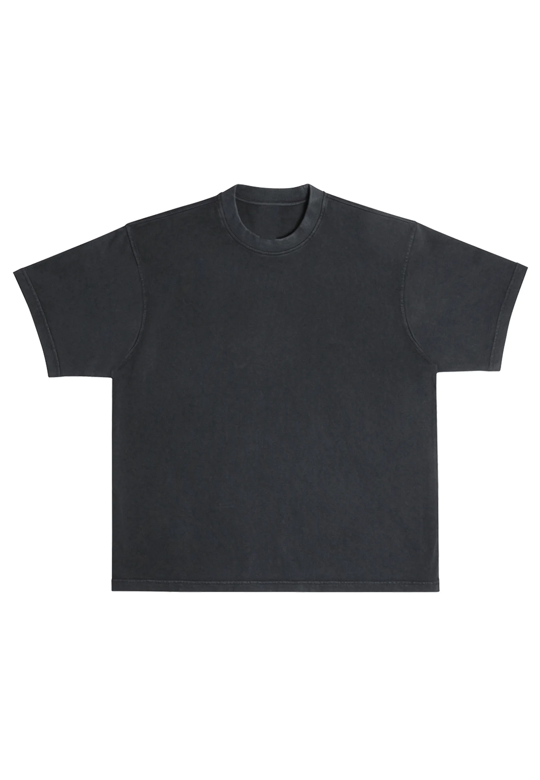 Streetwear Heavyweight Short Sleeve Tee - Black