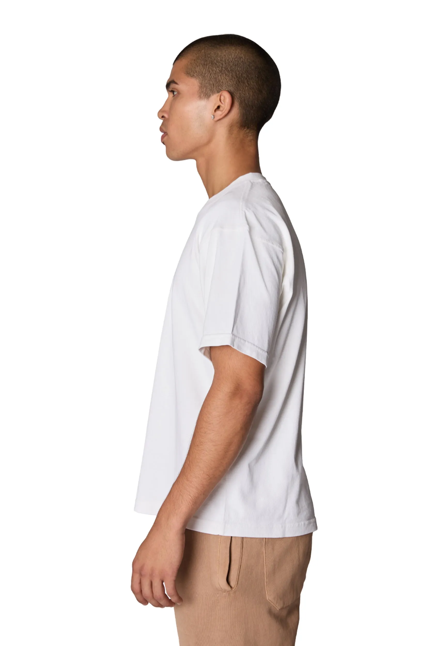 Streetwear Heavyweight Short Sleeve Tee - White