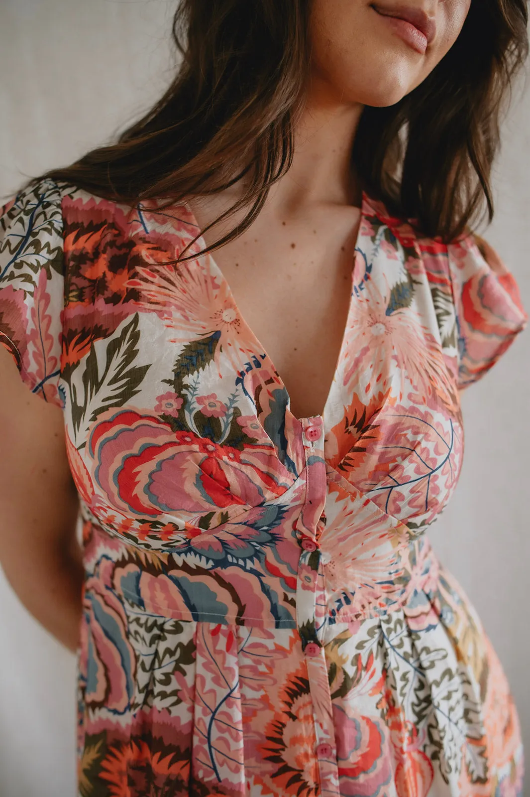 The Bryony Floral Midi Dress