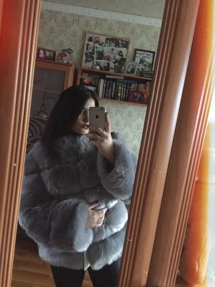 Thick Luxury Faux Fox Fur Coat