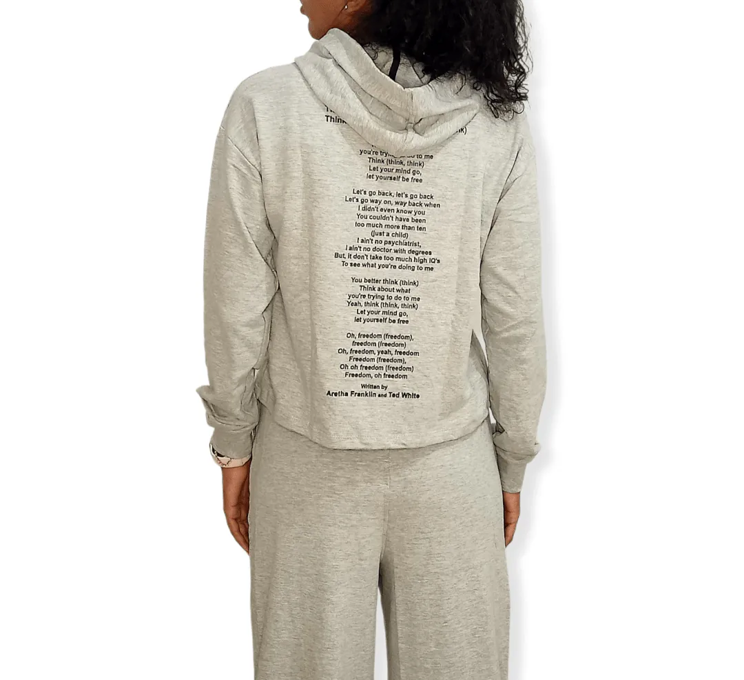 Women Sweatshirt Training Set (2 pieces) - Grey